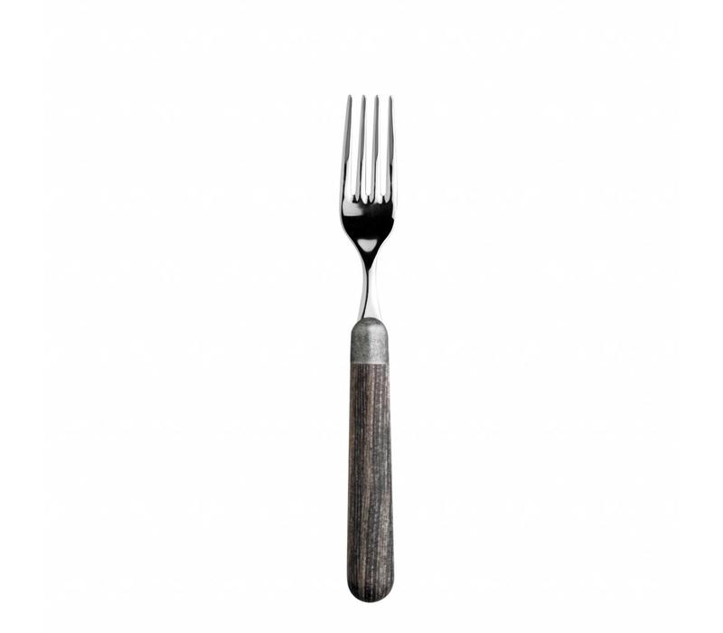 Antique Wood Breakfast fork  Wengé