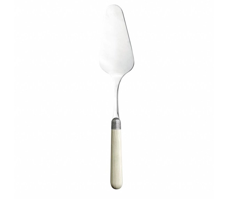 Antique Wood Cake Server Larch