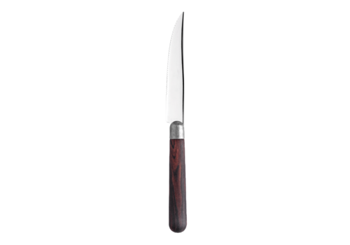 Antique Wood Steak Knife Rosewood
