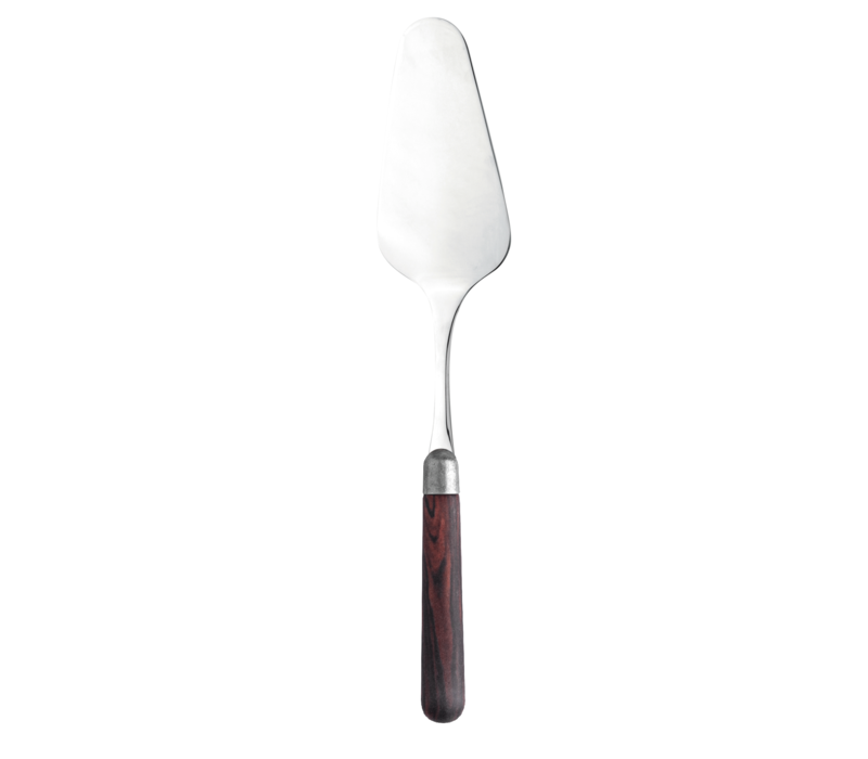 Cake server Antique Wood Rosewood