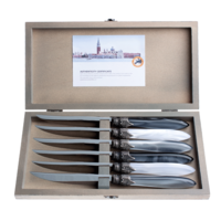 Coffret de 6 couteaux à steak Murano Loft Mix