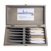 Murano 6 Steak Knives in Box Marrakesh Mix