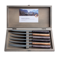 Wood Style 6 Couteaux à Steak 'Sequoia Mix'