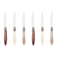 Murano 6 Steak Knives in Box Ranger Mix