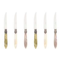 Murano 6 Steak Knives in Box Meadow Mix