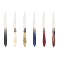 Murano 6 Steak Knives in Box Cottage Mix