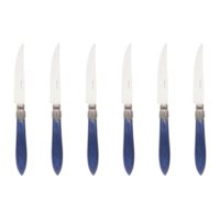 Murano 6 Steakmesser in Box 'Blau'