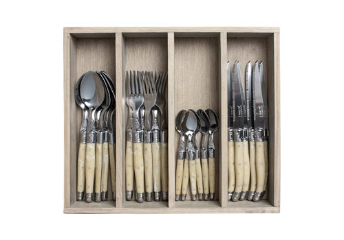 Laguiole Laguiole cutlery set 24-piece ivory