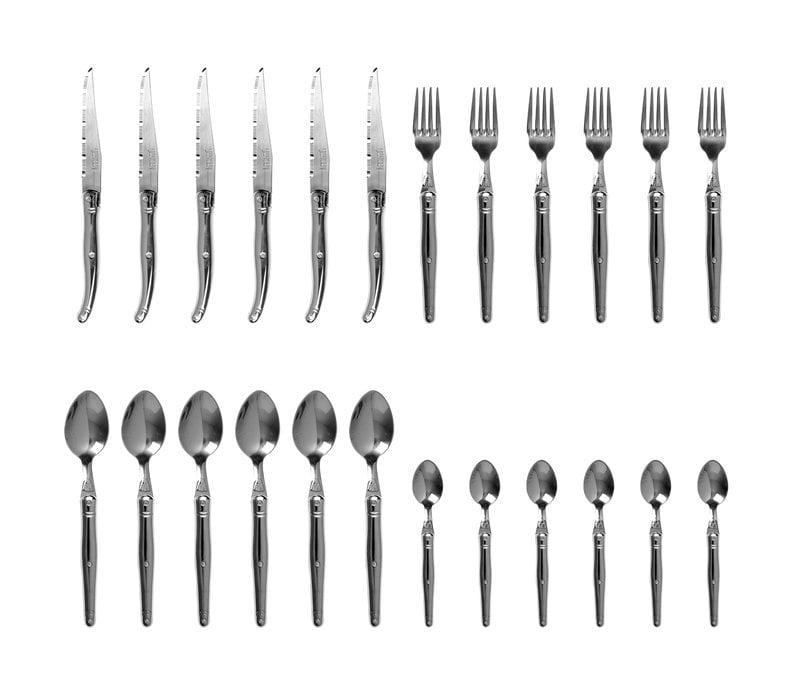 Laguiole Cutlery Set 24-piece 'Classic' Steel