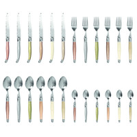 Laguiole Cutlery Set 24-Piece 'Classic' Mineral Mix