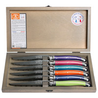 Laguiole Classic 6 Steak Knives Provence