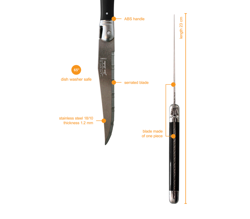 Laguiole 6 Steakmesser 'Classic' Nordic Mix