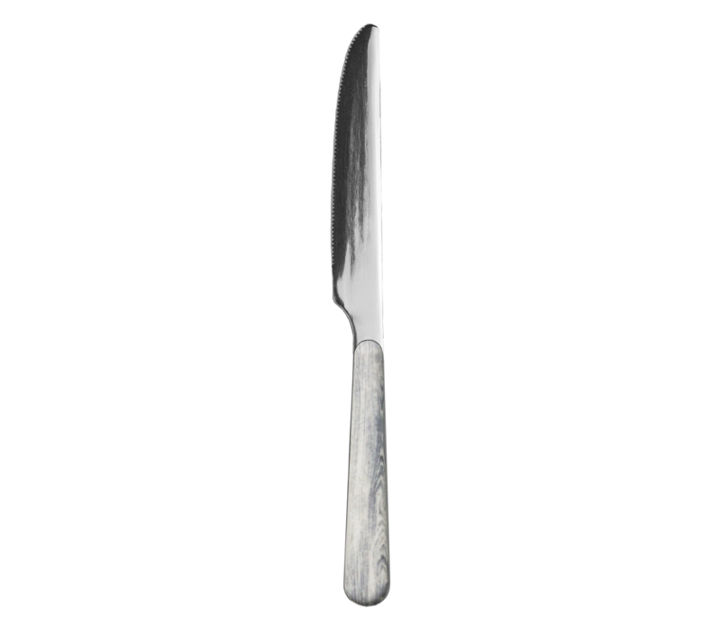 Wood Style Dinner Knife Birch White