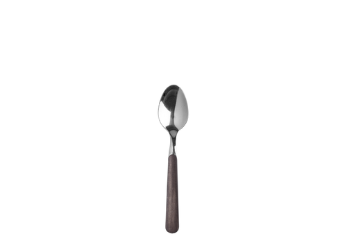 Wood Style Dessert Spoon Ebony Dark Brown