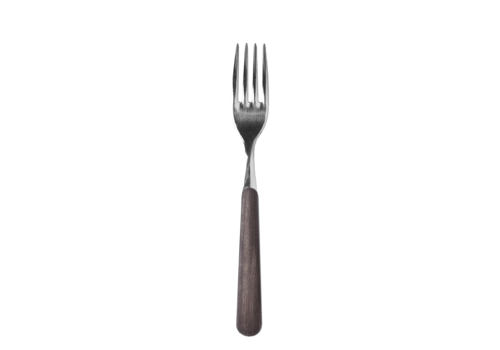 Wood Style Dinner Fork Ebony Dark Brown