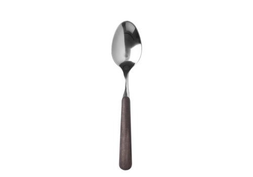 Wood Style Dinner Spoon Ebony Dark Brown