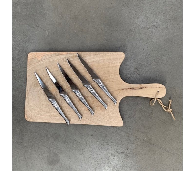 SLLG05 Set of 5 steak knives Jean Dubost Laguiole