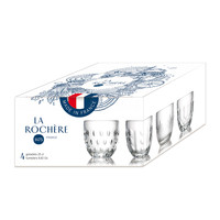 Rochère Mix Set of 4 Water/Tumbler Glasses 25 cl Retro