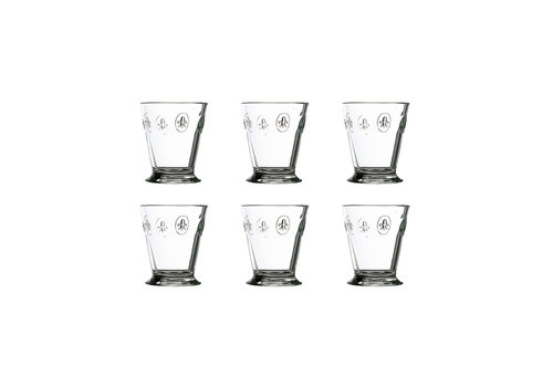 Kom Amsterdam Rochère Coffret 6 Verres à Eau/Gobelet 27 cl Fleur de Lys