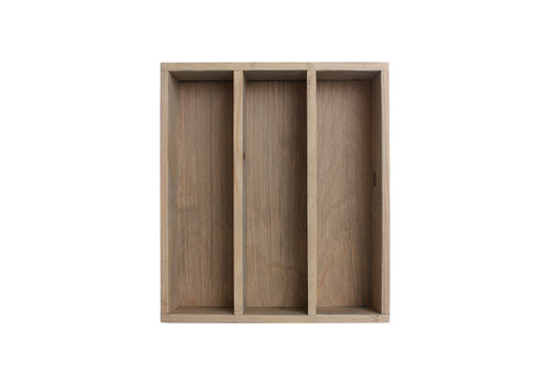 Cutlery tray with 3 compartments