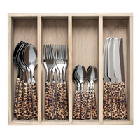Couverts de table Panther 24 pièces en boîte