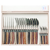 Laguiole Laguiole Premium Cutlery set 24-piece Mixed Wood in Box