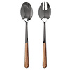 Kom Amsterdam Wood Style Salad Servers “Cedar”