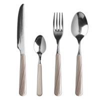 Wood Style 24-piece Dinner Cutlery 'Maple'