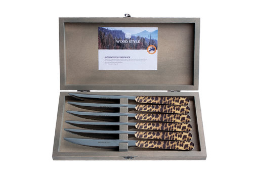 Panther 6 Steak Knives in Box