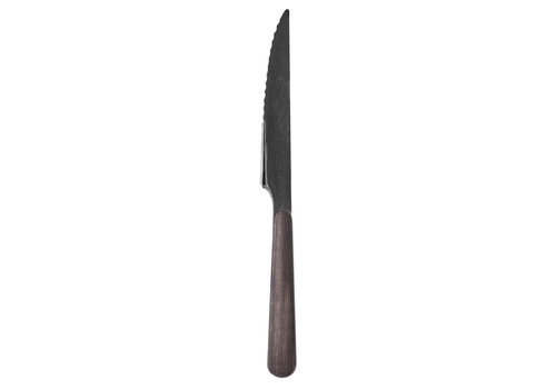 Wood Style Steakmes "Ebbenhout"