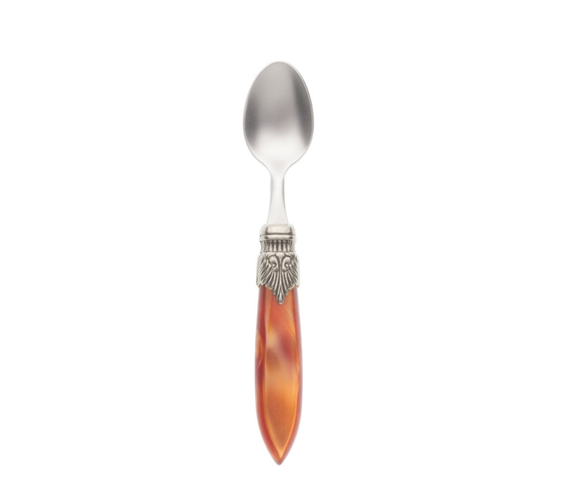 Murano Espresso / Coffee Spoon Brick Orange