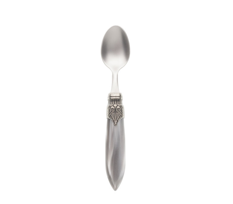 Murano Espresso / Coffee Spoon Light Grey