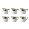 Dépôt d'Argonne Dépôt d'Argonne set of 6 Cup Cappuccino Rose, Gray