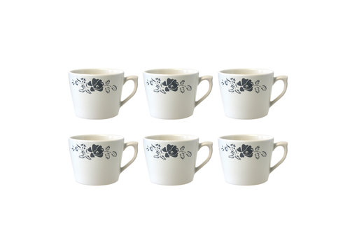 Dépôt d'Argonne Dépôt d'Argonne lot de 6 Tasse Cappuccino Rose, Gris