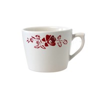 Dépôt d'Argonne Tasse Cappuccino Rose, Rouge