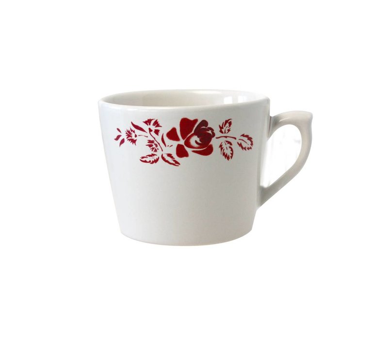 Dépôt d'Argonne Cappuccino Cup Rose, Red