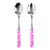 Kom Amsterdam Multi Colour Slacouvert Stippen Roze