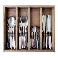 Murano 24-piece Dinner Cutlery "Classic Mix" in Box