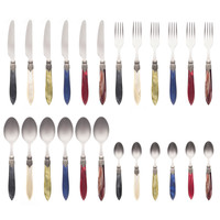 Murano 24-piece Dinner Cutlery "Cottage Mix" in Box