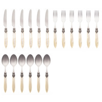 Murano 18-piece Dinner Cutlery Cream in Box