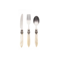 Murano 18-piece Breakfast Cutlery Cream in Box