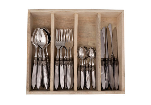 Murano Murano Dinner Set – For 6 People – Gray Murano Murano Dinner Set – For 6 People – Gray