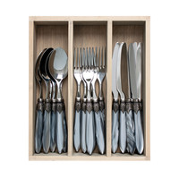 Murano 18-piece Dinner Cutlery "Light Grey" in Box