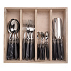 Murano Murano 24-piece Dinner Cutlery "Anthracite" in Box