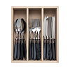 Murano Murano 18-piece Dinner Cutlery "Anthracite" in Box