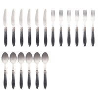 Murano 18-piece Dinner Cutlery "Anthracite" in Box