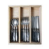 Murano Murano 18-piece Breakfast Cutlery "Anthracite" in Box