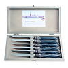 Murano Murano 6 Steak Knives "Anthracite" in Box