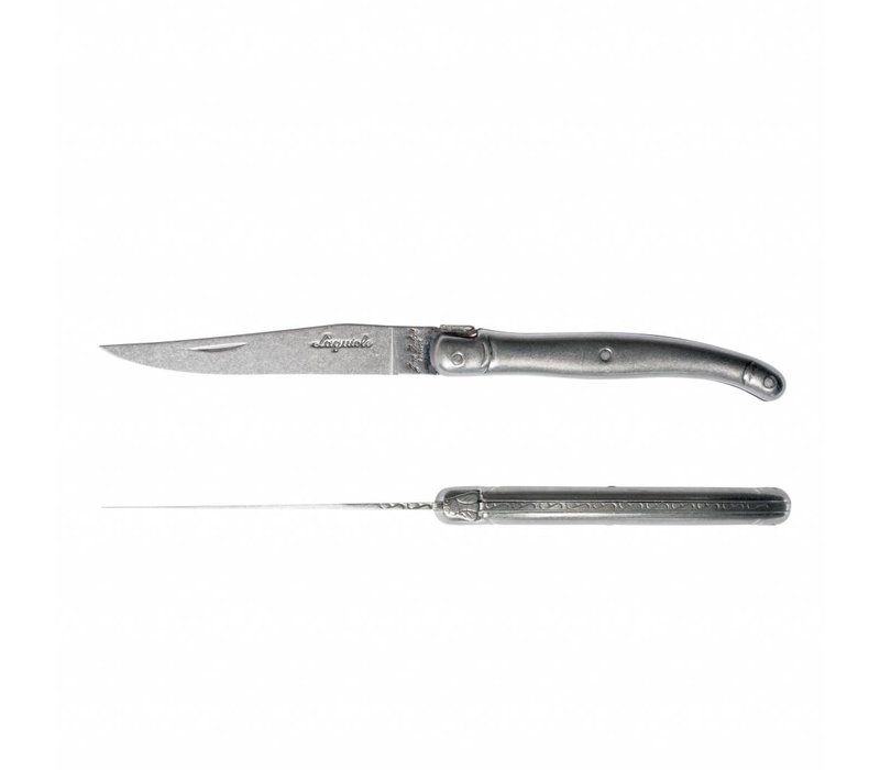 Laguiole Premium 4 Steakmesser Vintage Edelstahl