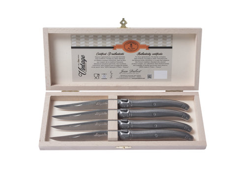 Laguiole Laguiole Premium 4 Steak Knives Vintage Stainless Steel